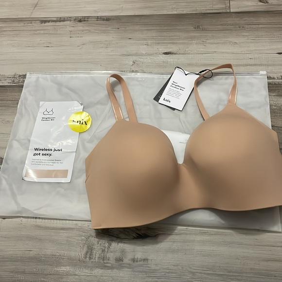 BNWT Knix WingWoman Bra in “Warm Sand” Size 7+ - Picture 10 of 11